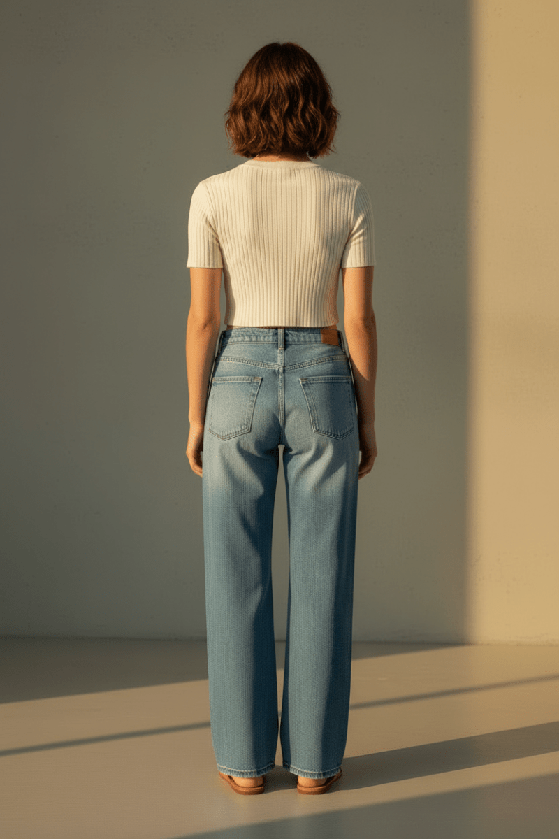 Herrlicher Edna Denim Stretch Damenhose in Blasted