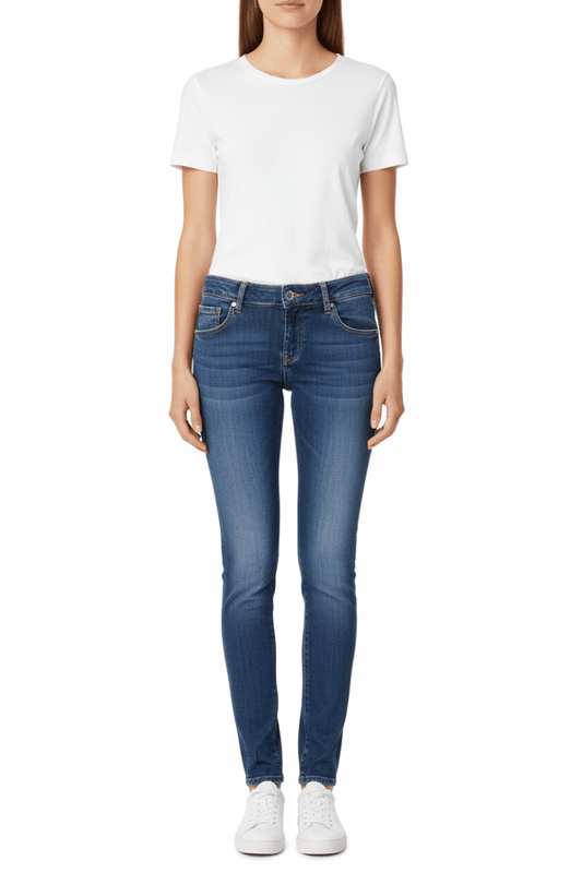 Herrlicher Jeans Gila Slim Organic Denim in der Farbe Blue Desire