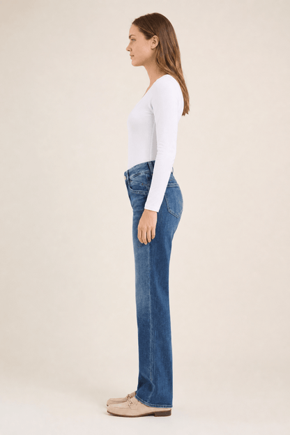 Herrlicher Jeans Prime New Recycled Denim Light in der Farbe Ocean Fade