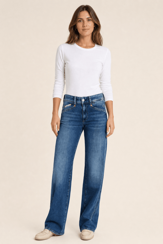 Herrlicher Jeans Prime New Recycled Denim Light in der Farbe Ocean Fade