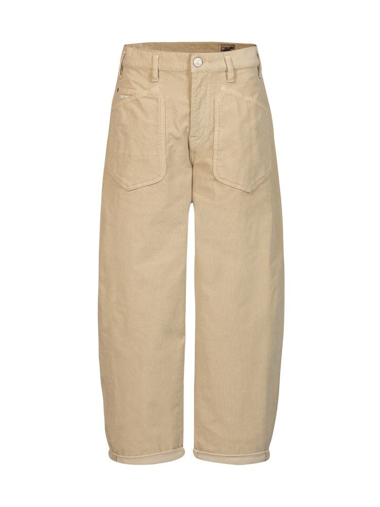 Herrlicher Meryll Cord Stretch Hose Beige – Damen Cordhose