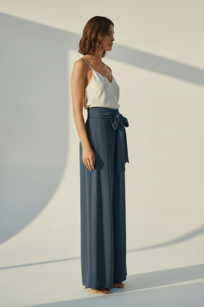 Herrlicher Orlanda Jersey Damenhose in Dark Royal
