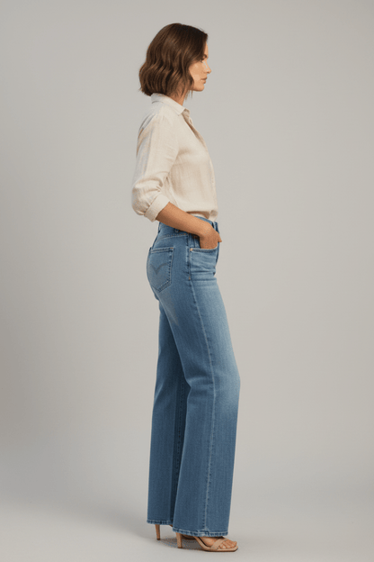 Herrlicher Prime New Denim Stretch Damenhose in Blasted