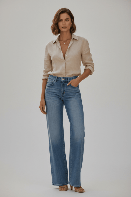 Herrlicher Prime New Denim Stretch Damenhose in Blasted