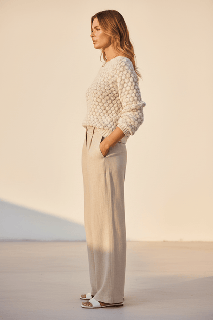 Herrlicher Pullover Narlina in der Farbe Beige