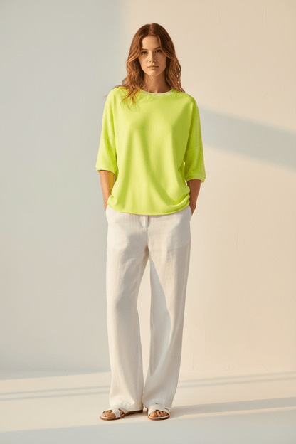 Herrlicher Shortsleeve Neon Yellow