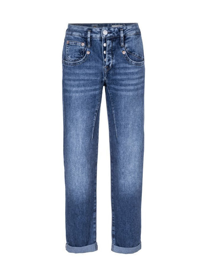 Herrlicher Shyra Tap Denim Stretch Damenhose in Ocean