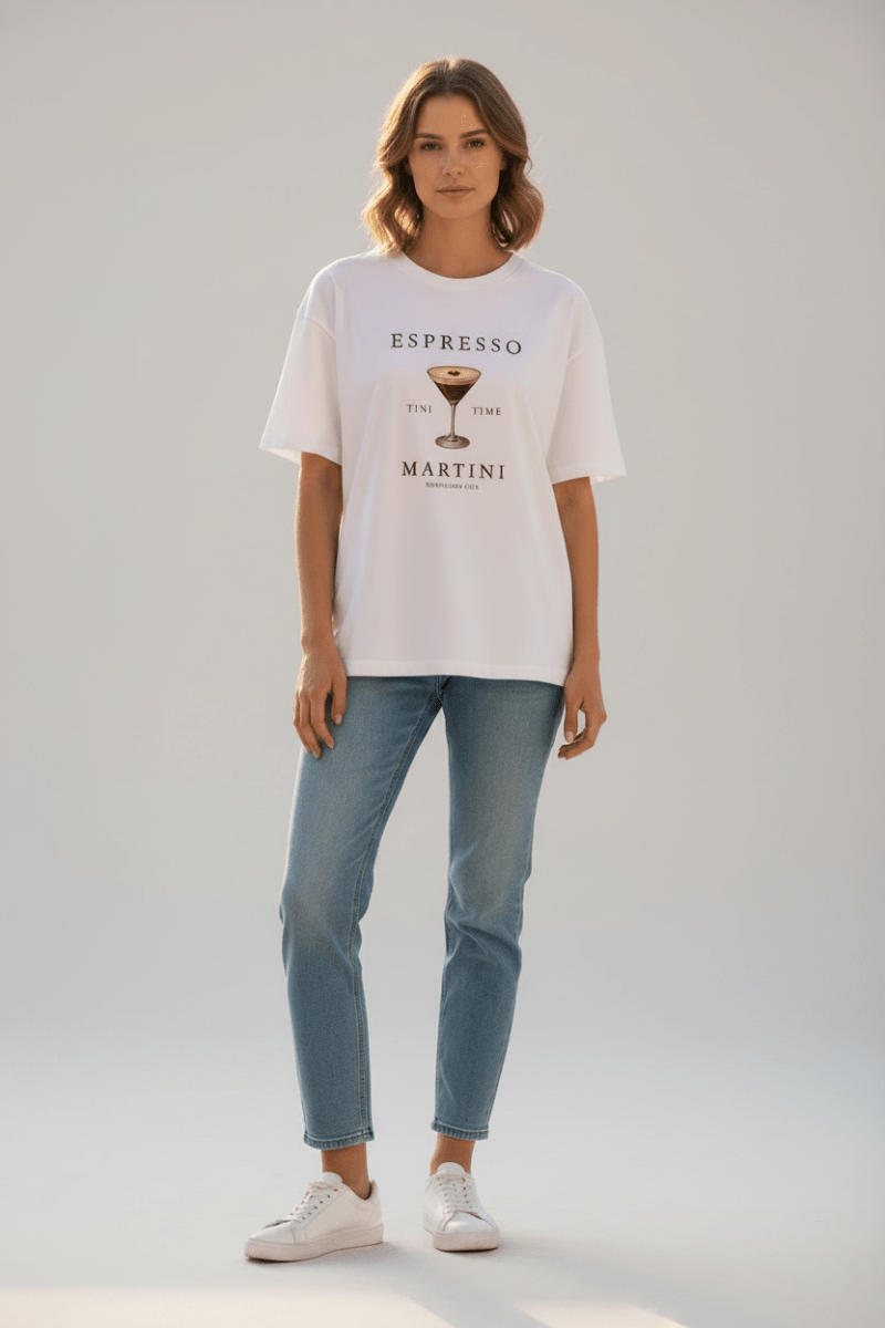 Herrlicher Stinella Jersey Damenshirt in Weiß