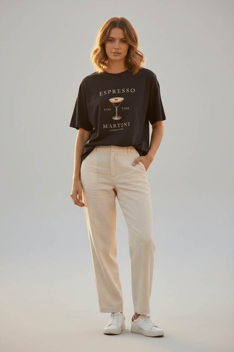 Herrlicher Stinella Jersey Shirt für Damen in Coffee
