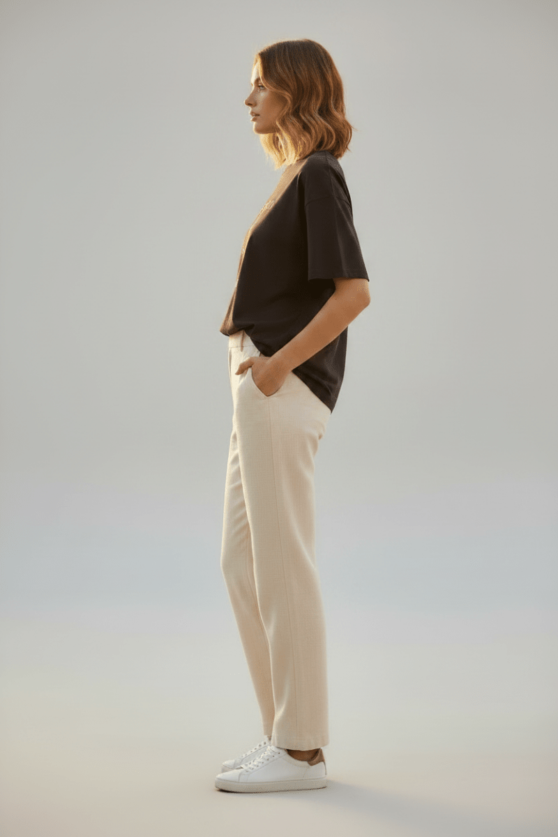 Herrlicher Stinella Jersey Shirt für Damen in Coffee