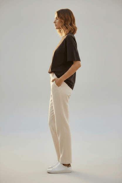 Herrlicher Stinella Jersey Shirt für Damen in Coffee