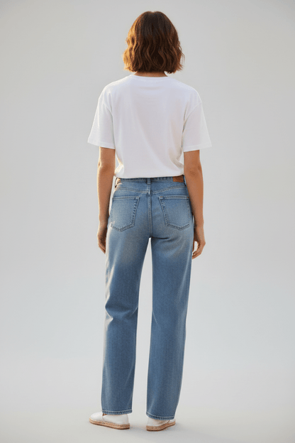 Herrlicher Stinella Jersey Shirt für Damen in Weiß