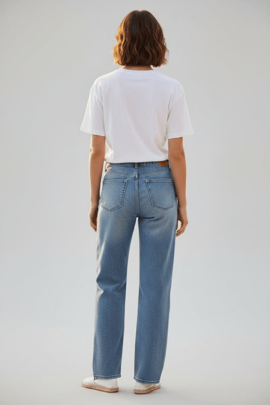 Herrlicher Stinella Jersey Shirt für Damen in Weiß