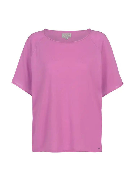 Herrlicher T-Shirt Rea Tencel Hotpink