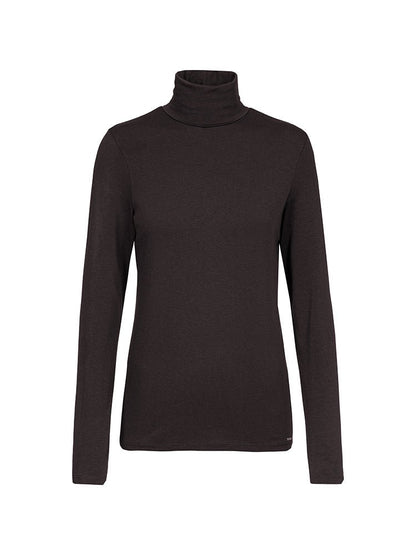 Herrlicher Tinsley Jersey Longsleeve Braun – Damen Langarmshirt