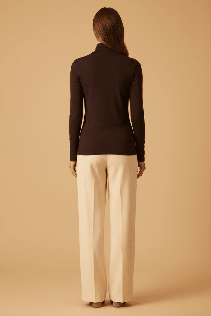 Herrlicher Tinsley Jersey Longsleeve Braun – Damen Langarmshirt