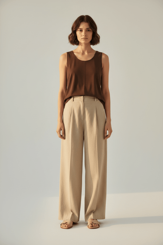 Herrlicher Yasu Jersey Damentop in Coffee