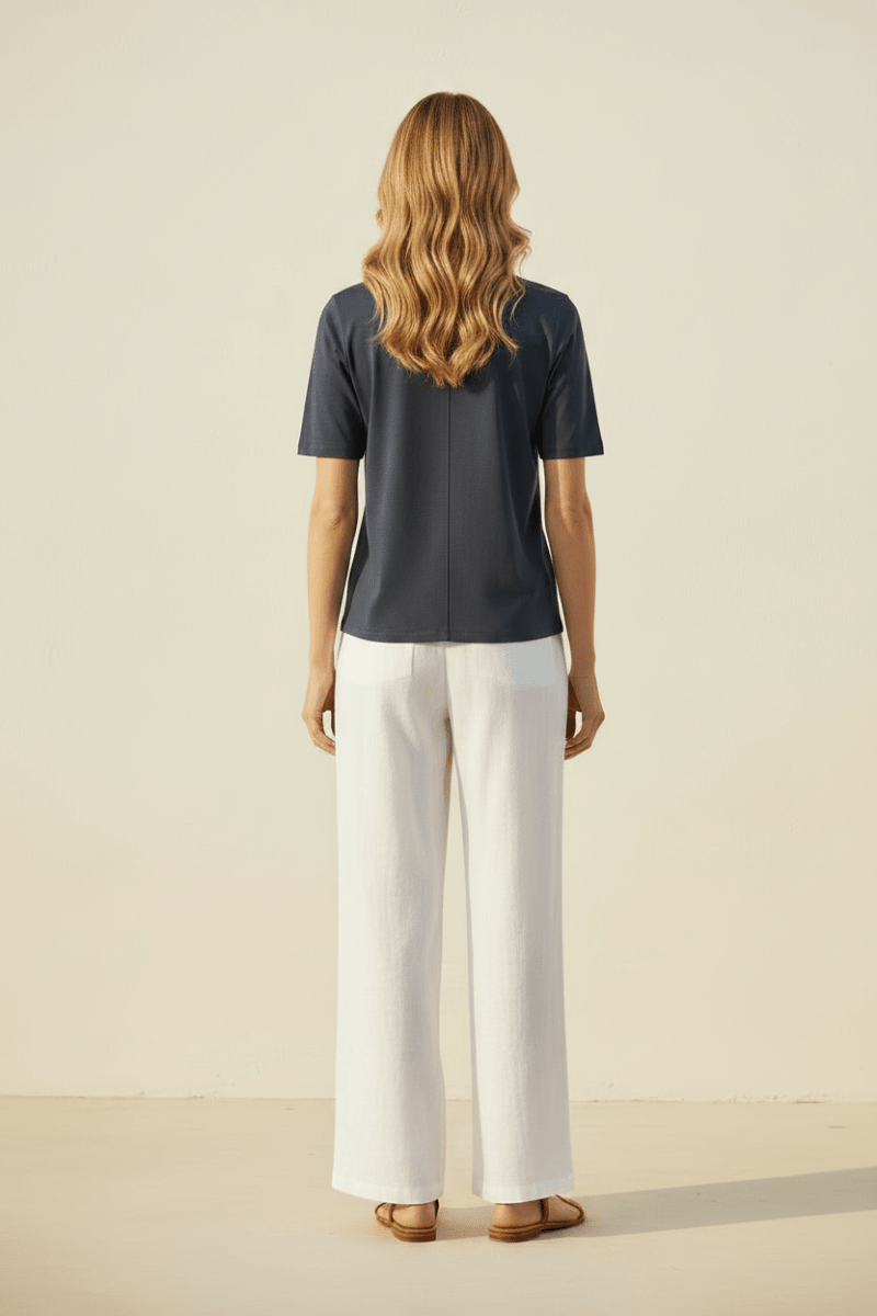 Herrlicher Yuri Jersey Damenshirt in Dark Royal