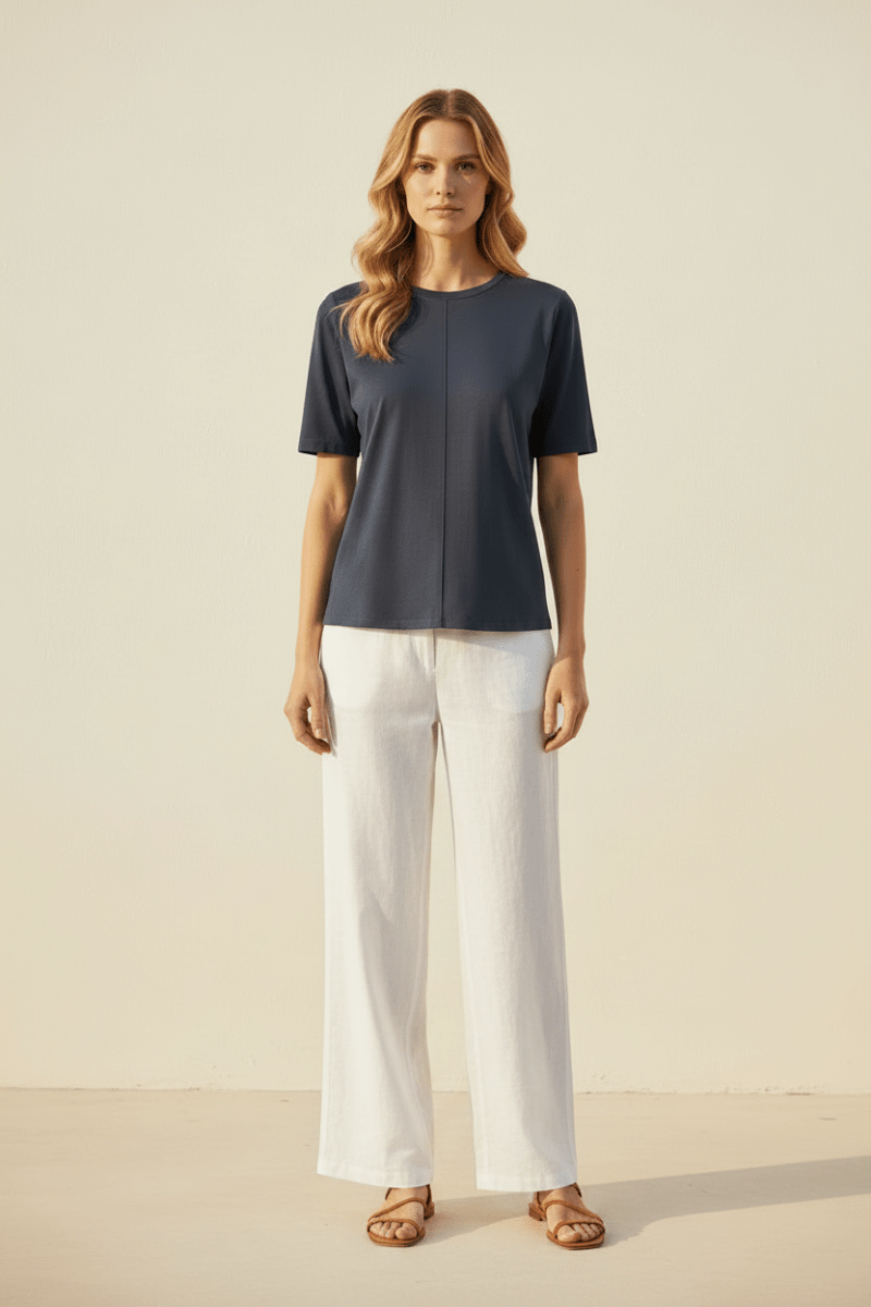 Herrlicher Yuri Jersey Damenshirt in Dark Royal