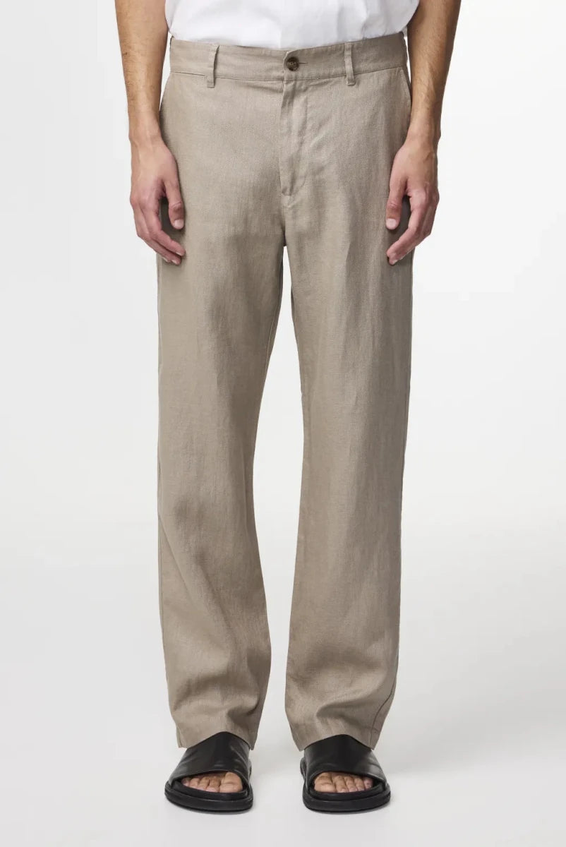 Hochwertige Regular - Fit Leinenhose mit geradem Bein – europäisches Leinen für stilvolle Looks