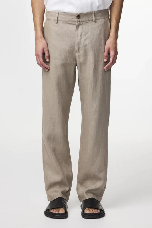 Hochwertige Regular - Fit Leinenhose mit geradem Bein – europäisches Leinen für stilvolle Looks
