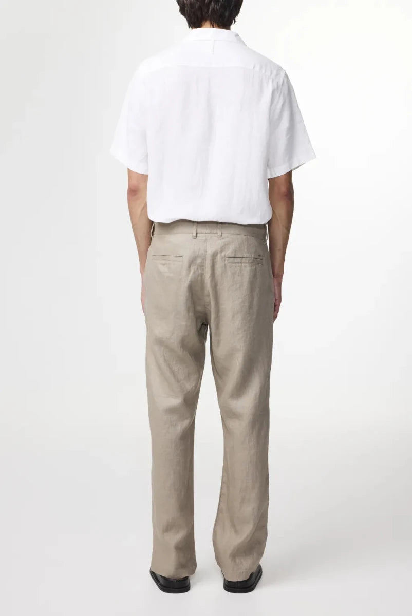 Hochwertige Regular - Fit Leinenhose mit geradem Bein – europäisches Leinen für stilvolle Looks