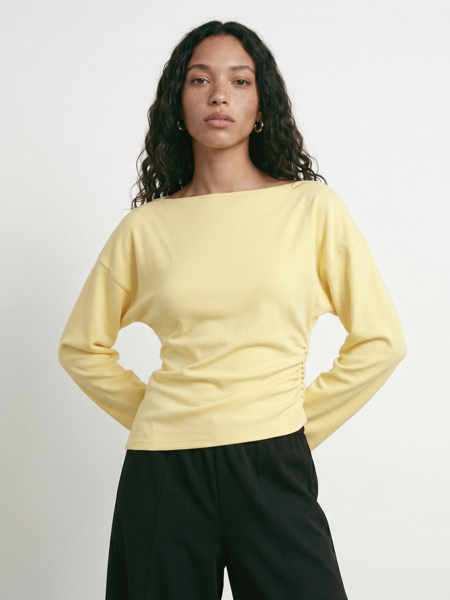 Hypedrop Longsleeve-Top Hdyuri Draped in Anise Flower