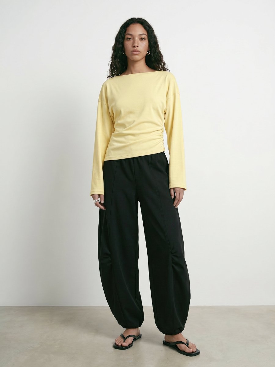 Hypedrop Longsleeve-Top Hdyuri Draped in Anise Flower
