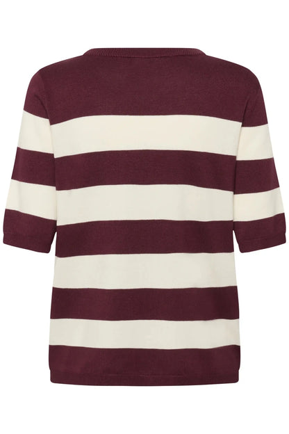 KAFFE Kurzarmpullover KAlizza in der Farbe Windsor/Turtledove