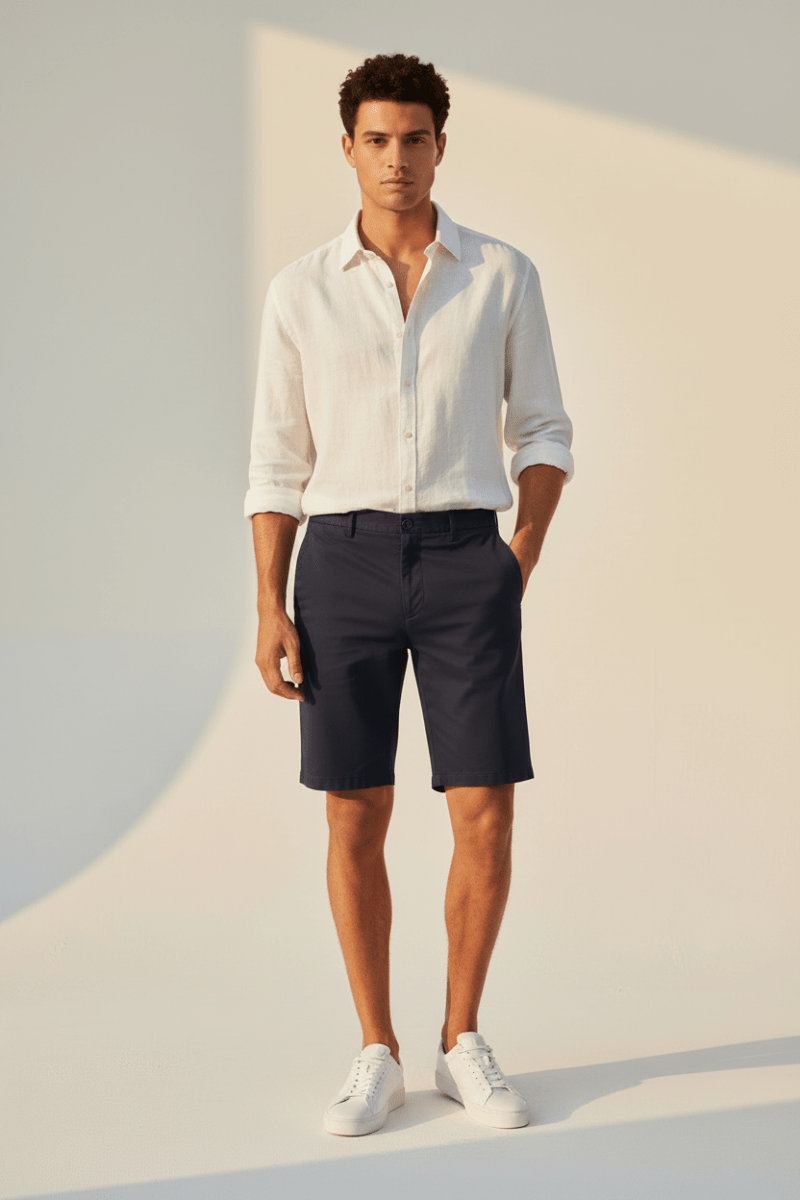 Le Deux Shorts in der Farbe Dark Navy