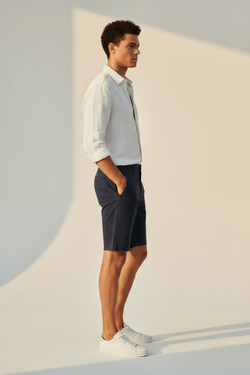 Le Deux Shorts in der Farbe Dark Navy