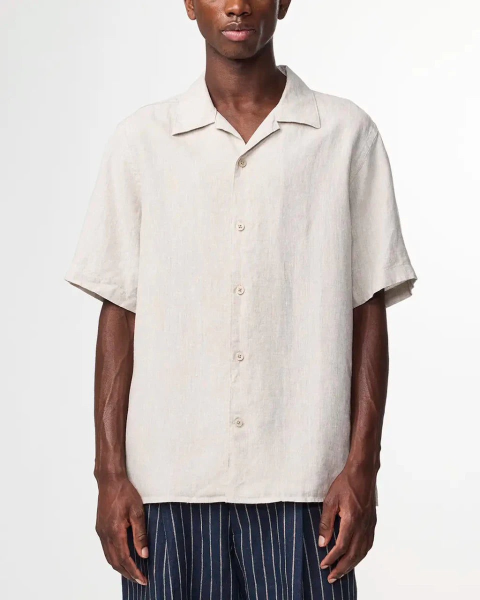 Leinenhemd für Herren: NN. 07 Hemd Julio - Atmungsaktives Material, ultimativer Tragekomfort!