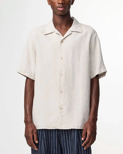 Leinenhemd für Herren: NN. 07 Hemd Julio - Atmungsaktives Material, ultimativer Tragekomfort!