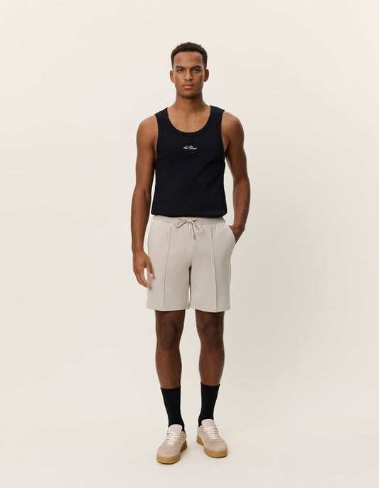 Les Deux Ballier Crew Track Shorts in der Farbe Light Sand