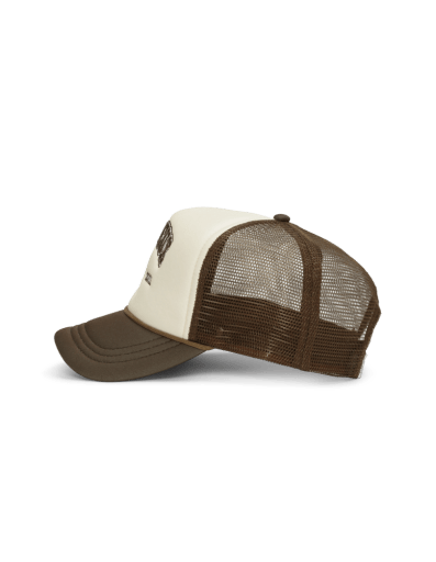 Les Deux Basketball Player Trucker Cap in der Farbe IVORY