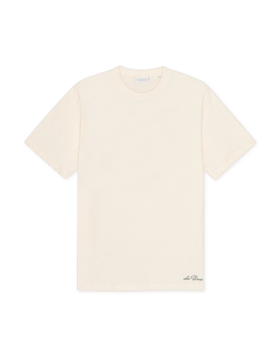 Les Deux Ben Artist T-Shirt in der Farbe EGGNOG WHITE