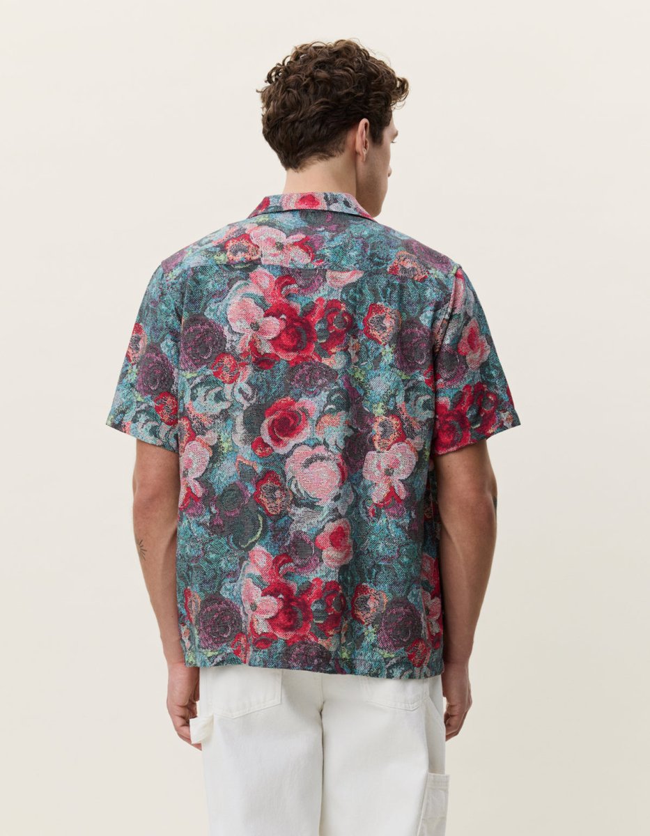 Les Deux Bouquet AOP SS Shirt Hemd Loose in Multicolor für Herren