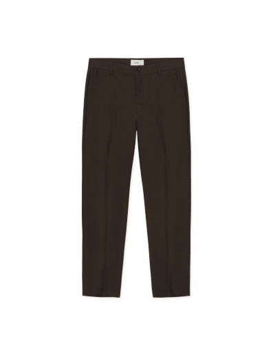 Les Deux Brushed Twill Reg Suit Pants Molé Braun – Herren Anzughose Regular Fit