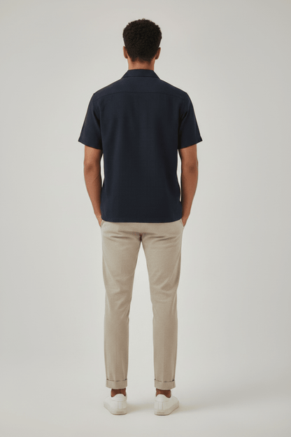 Les Deux Charlie SS Shirt in der Farbe Black