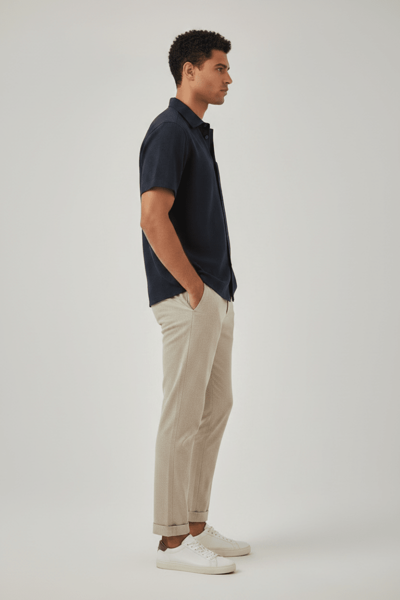 Les Deux Charlie SS Shirt in der Farbe Black