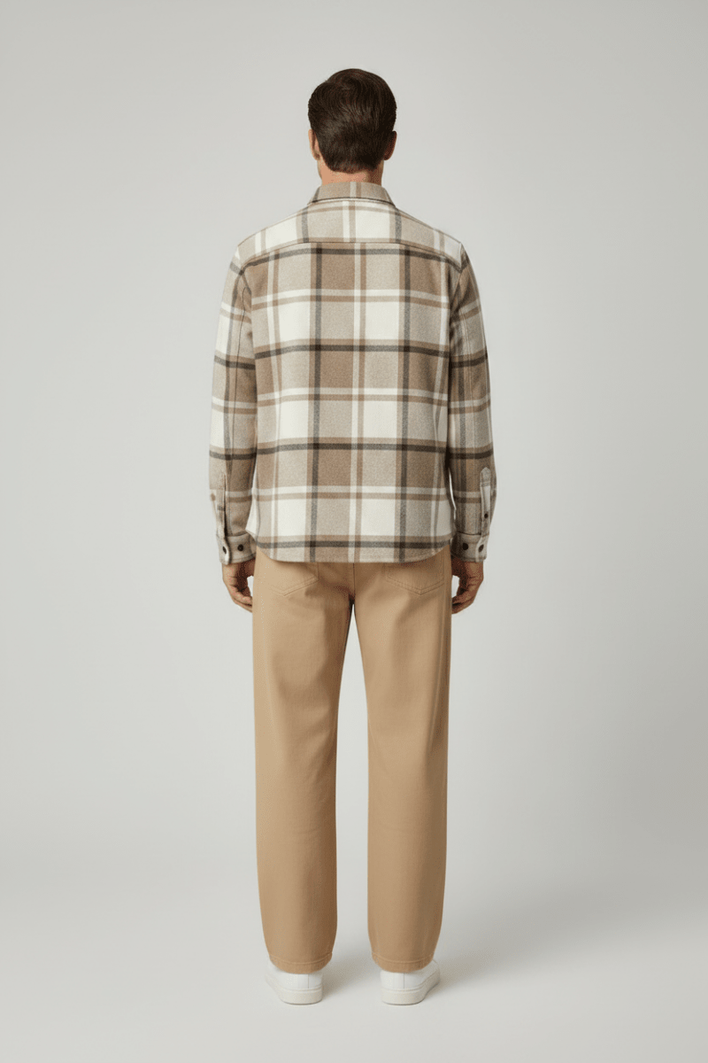 Les Deux Check Flannel Shirt Karibu – Herren Flanellhemd