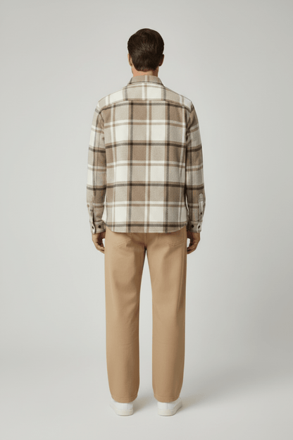 Les Deux Check Flannel Shirt Karibu – Herren Flanellhemd