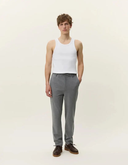Les Deux Como Tapered Texture Hose Grey Melange 320