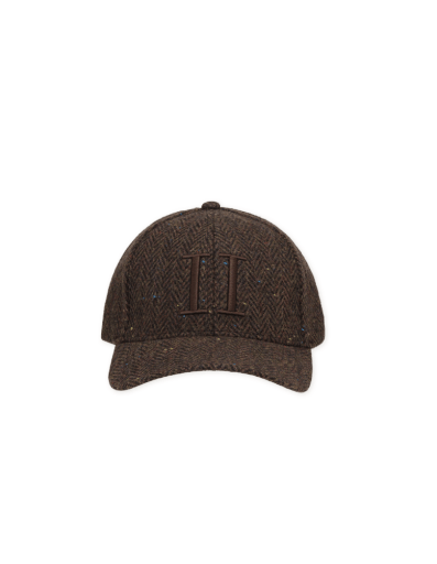 Les Deux Core Herringbone Baseball Cap Molé Braun – Herren Cap