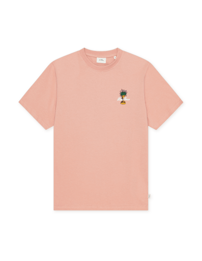 Les Deux Flower Trophy T-Shirt Misty Rose Pink – Herren T-Shirt