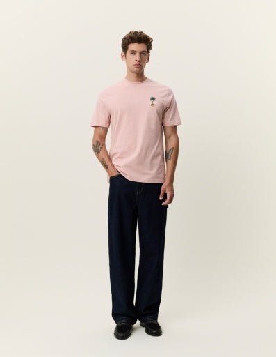 Les Deux Flower Trophy T-Shirt Misty Rose Pink – Herren T-Shirt