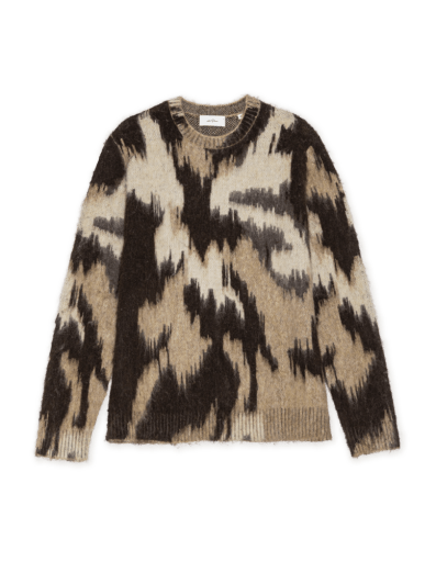 Les Deux Forrest Crewneck Knit Shopping Bag Braun – Herren Strickpullover