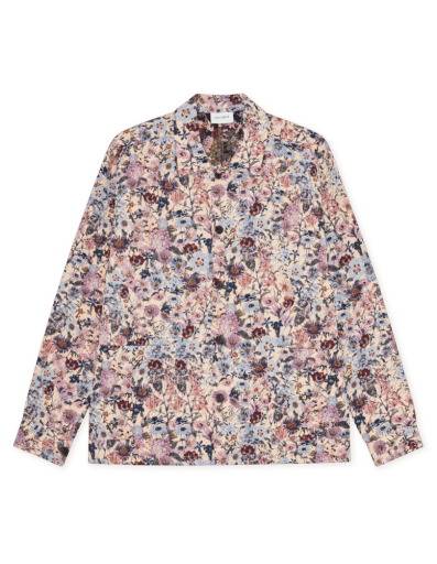 Les Deux Hugh Jacquard Overshirt in der Farbe IVORY