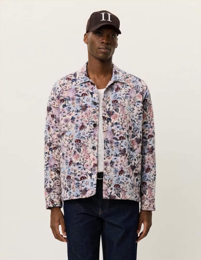 Les Deux Hugh Jacquard Overshirt in der Farbe IVORY