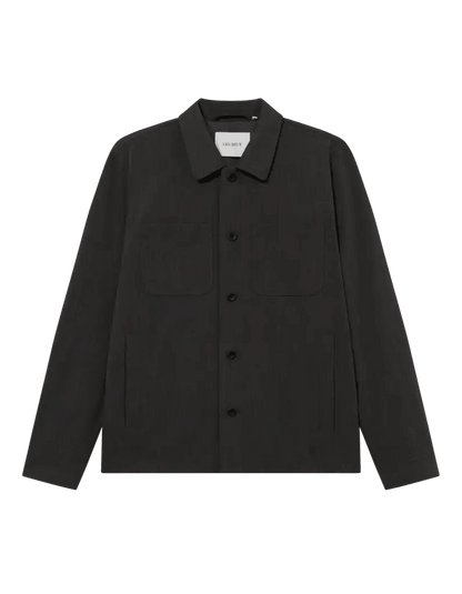 Les Deux Hybrid Jacke Marseille Textured in der Farbe Dark Grey Melange